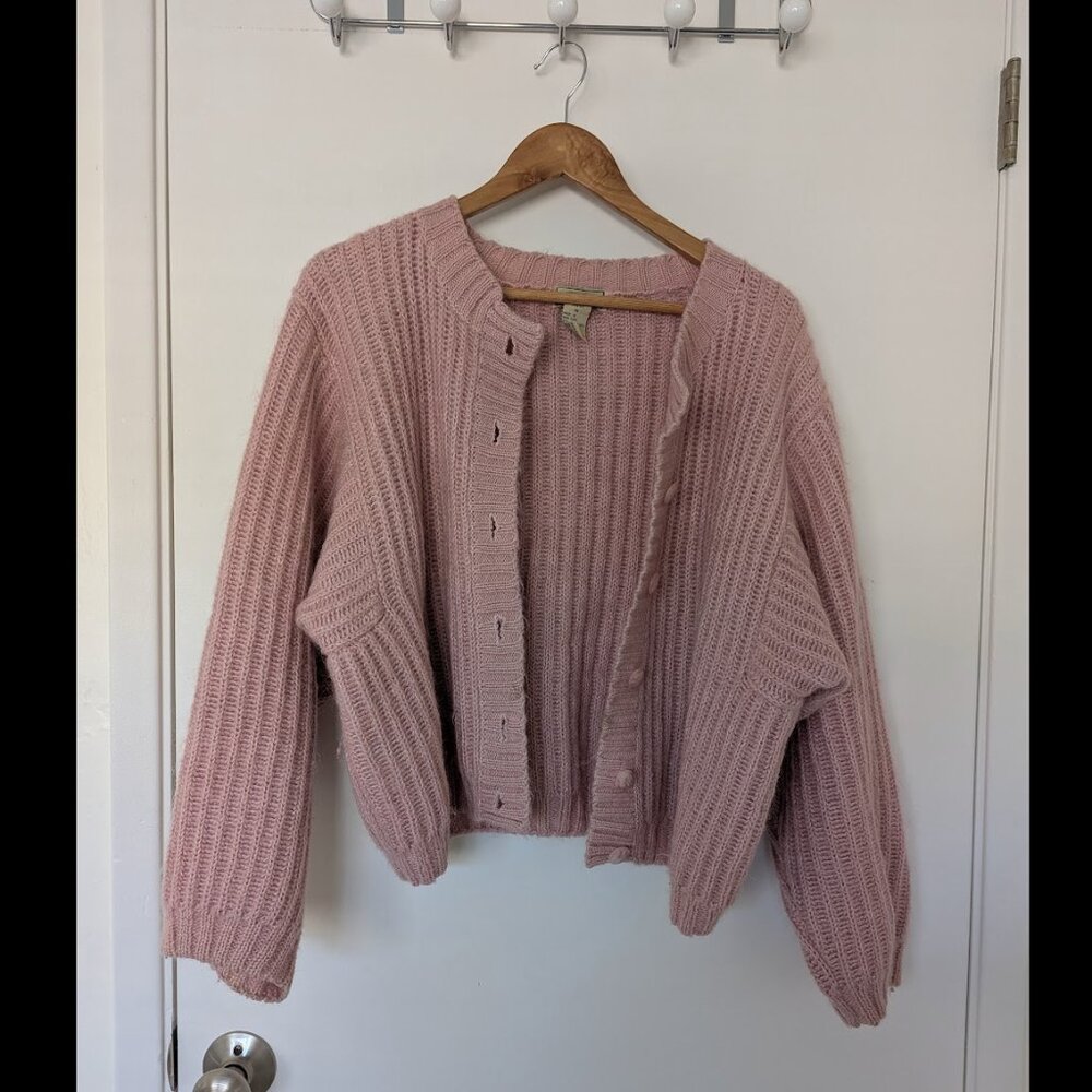 Vintage L.L. Bean Wool/Mohair Cardigan, size M/L